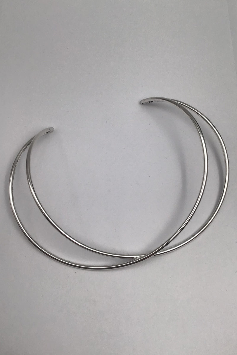 Georg Jensen Sterling Sølv Halsring No. 554 Alliance