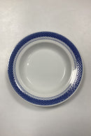 Royal Copenhagen Blå Tranquebar Dyb Tallerken uden blomst No. 950