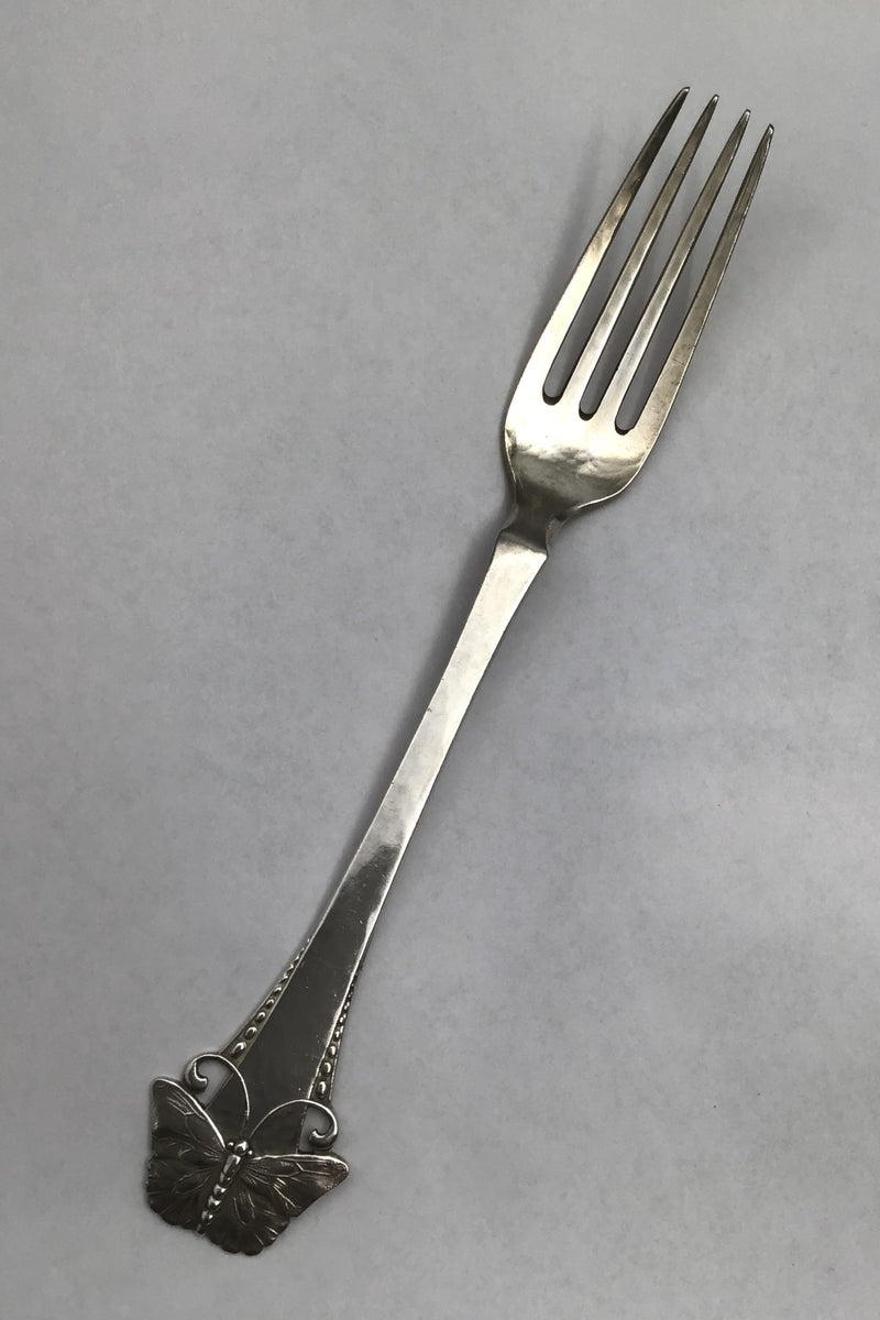 Sommerfugl Sølv Middagsgaffel