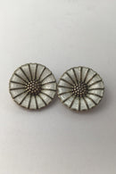 Anton Michelsen Sterling Sølv Marguerit Øreclips