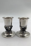 Georg Jensen Sterling Sølv Konge Lysestager No 741