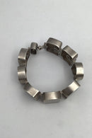 Hans Hansen Sterling Sølv Dato Armbånd med Tal (10-10-1973)