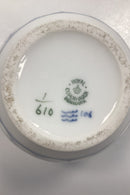 Royal Copenhagen Musselmalet Halvblonde Lille Thekande uden låg No. 610
