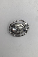 Evald Nielsen Sølv Broche (Månesten)