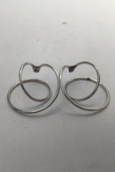 Georg Jensen Sterling Silver Earrings No. 554A Alliance