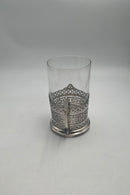 Russisk Sølv Glas med holder
