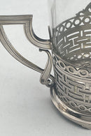 Russisk Sølv Glas med holder