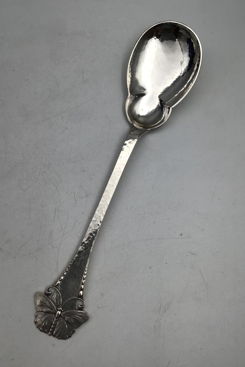 Sommerfugl Sølv Serveringsske