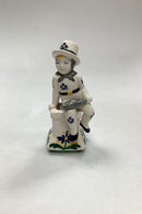 Aluminia Børnehjælpsfigur Skorstensfejeren fra 1953 - Danam Antik