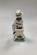 Aluminia Børnehjælpsfigur Skorstensfejeren fra 1953 - Danam Antik