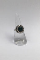 Georg Jensen Sterling Sølv Ring No. 11B (Grøn Agat)