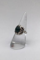 Georg Jensen Sterling Sølv Ring No. 11B (Grøn Agat)
