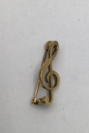 Georg Jensen 18K Guld Broche G-Nøgle