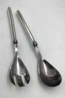 A. Michelsen Sterling Sølv / Stål Ida Salatsæt