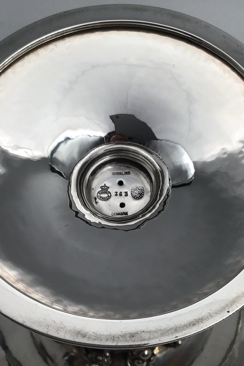 Vintage Georg Jensen Sterling Sølv Drueopsats / Drueskål No 263B (1925-1933)