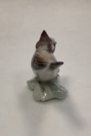 Lyngby Porcelain Bird figurine of Great Tit No. 77