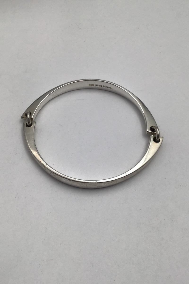 Hans Hansen Moderne Sterling Sølv Armring (No. 218)