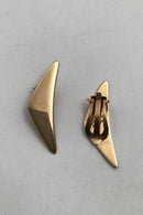 Hans Hansen 14K Guld Øreclips Bent Gabrielsen