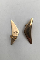 Hans Hansen 14K Guld Øreclips Bent Gabrielsen