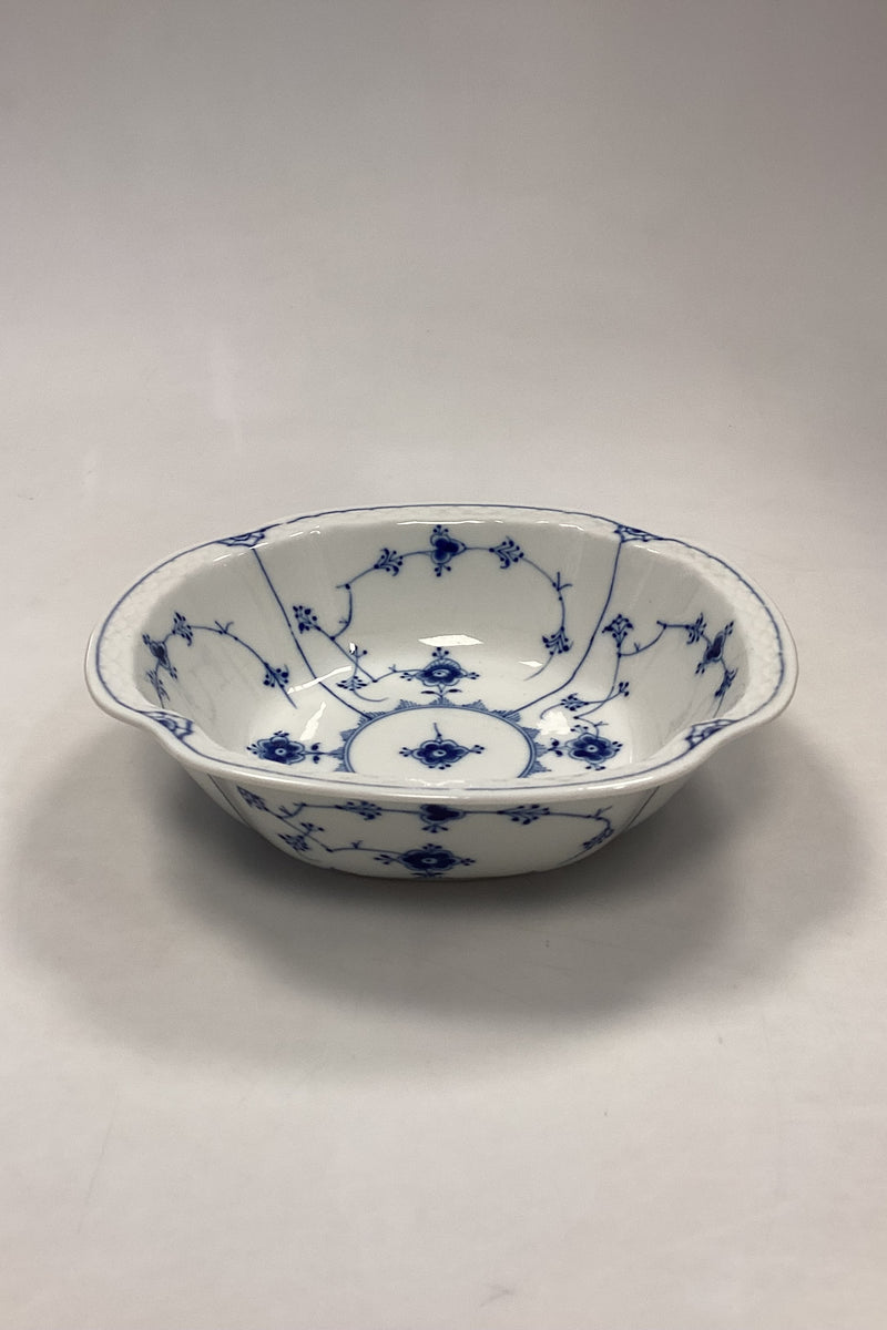 Bing and Grondahl Blue Fluted Blue / Blue Traditional Potato Bowl No. 43
