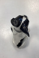 Tysk Heubach Porcelænsfigur af Fransk Bulldog