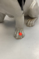 Tysk Heubach Porcelænsfigur af Fransk Bulldog