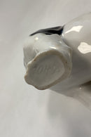 Tysk Heubach Porcelænsfigur af Fransk Bulldog