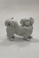 Augarten Wien Blanc de Chine figur af Japan Chin pekineser
