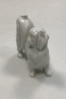Augarten Wien Blanc de Chine figur af Japan Chin pekineser