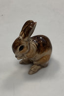Tysk keramik figur Siddende Hare No. 502 Eduard Klablena