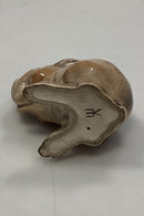 Tysk keramik figur Siddende Hare No. 502 Eduard Klablena