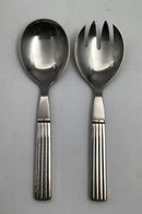 Georg Jensen Sterling Silver / Steel Bernadotte Serving Set No 122