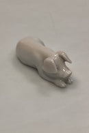 Bing og Grøndahl Miniature Figur Liggende Gris No. 1881