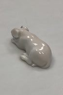 Bing og Grøndahl Miniature Figur Liggende Gris No. 1881