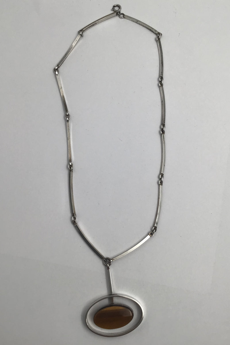 Niels Erik From Sterling Sølv Halskæde (Tigerøje)