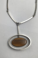 Niels Erik From Sterling Sølv Halskæde (Tigerøje)