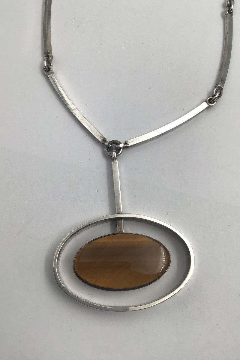 Niels Erik From Sterling Sølv Halskæde (Tigerøje)