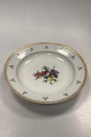 Tidlig Royal Copenhagen Flora Danica Perlestels fad med Blomster fra 1780-1790 - Danam Antik