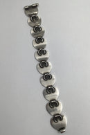 Hans Hansen Sterling Sølv Hjerte Armlænke