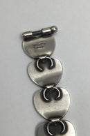 Hans Hansen Sterling Sølv Hjerte Armlænke