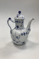 Royal Copenhagen Musselmalet Riflet Stor Kaffekande No. 48 - Danam Antik