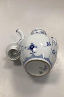 Royal Copenhagen Musselmalet Riflet Stor Kaffekande No. 48 - Danam Antik