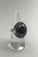 Hans Hansen Sterling Silver Ring (Hematite)