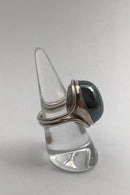 Hans Hansen Sterling Silver Ring (Hematite)