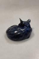 Royal Copenhagen figur Sovende kat No. 422