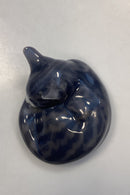 Royal Copenhagen figur Sovende kat No. 422
