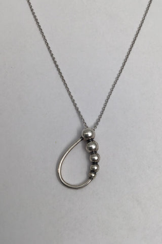 Georg Jensen Sterling Sølv Halskæde Moonlight Grapes