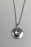 Georg Jensen Sterling Sølv Marguerit Vedhæng (Sort)