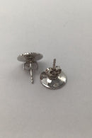 Georg Jensen Sterling Sølv Marguerit Ørestikker (Sort)