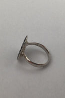 Georg Jensen Sterling Silver Daisy Ring (Black)